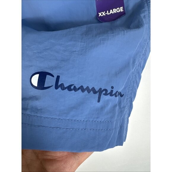 Champion Men's XXL Nylon Zip Pockets Shorts Blue Jazz Inseam 7.75" NWT - Picture 3 of 11